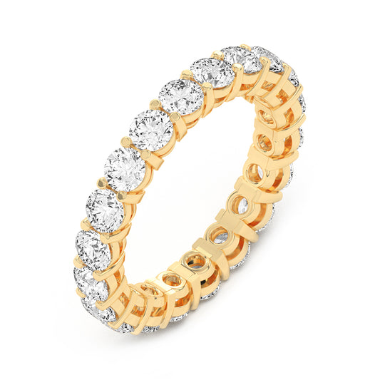 Round Eternity Gallery Ring 0.15