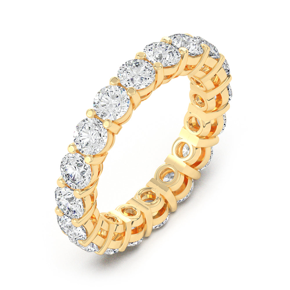 Round Eternity Gallery Ring 0.25