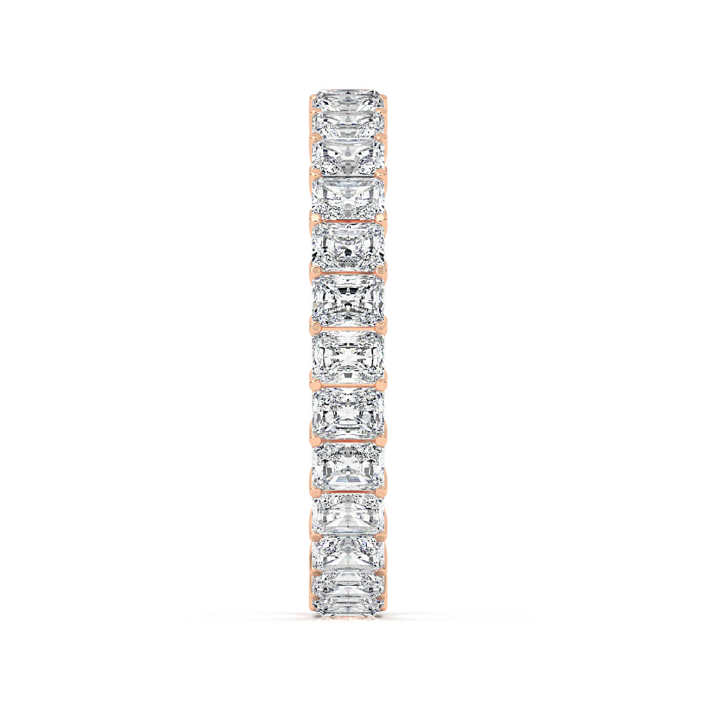 Round Eternity Prong Ring 0.10