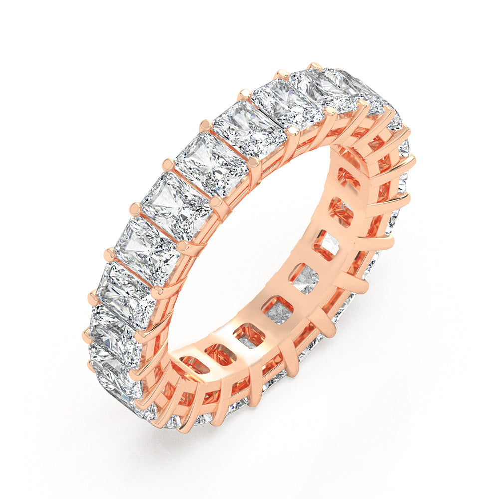 Radiant Eternity Gallery Ring 0.25