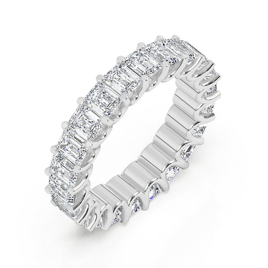 Oval Eternity U Prong Ring 0.25