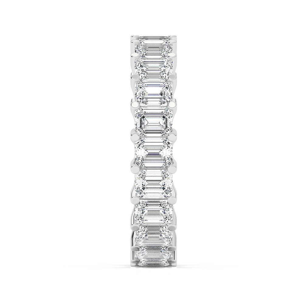 Oval Eternity U Prong Ring 0.25