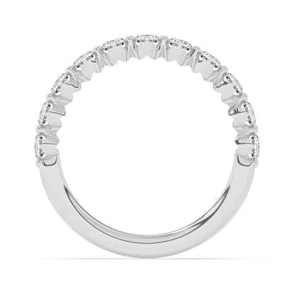 Floating Wedding Band 0.75 ctw