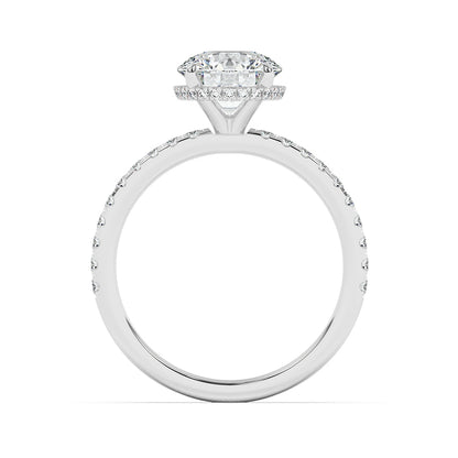 Hidden Halo Engagement Ring 0.40 ctw