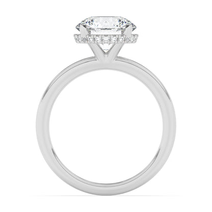 Hidden Halo Engagement Ring 0.10 ctw