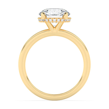 Hidden Halo Engagement Ring 0.10 ctw