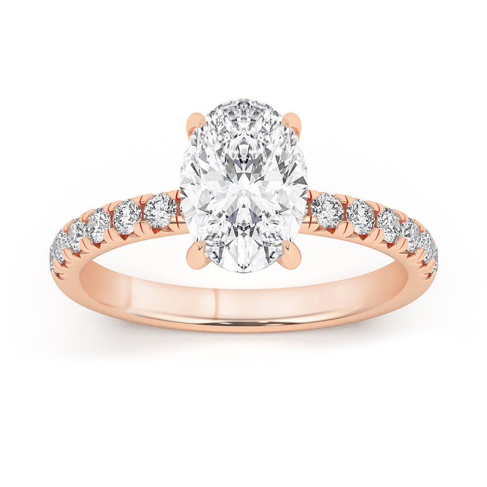 Claw Prongs Engagement Ring 0.4 ctw