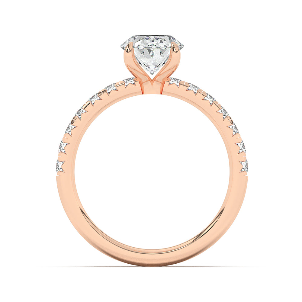 Claw Prongs Engagement Ring 0.4 ctw