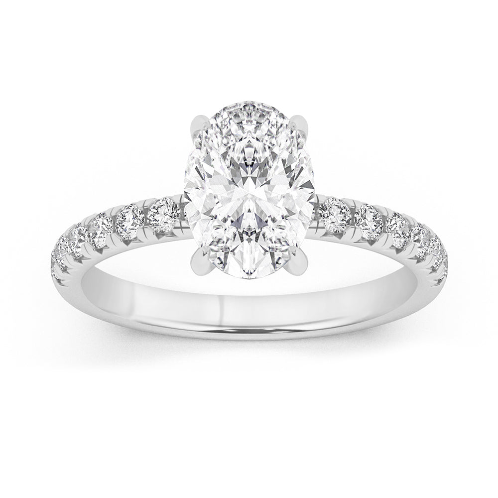 Claw Prongs Engagement Ring 0.4 ctw