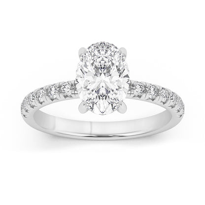 Claw Prongs Engagement Ring 0.4 ctw