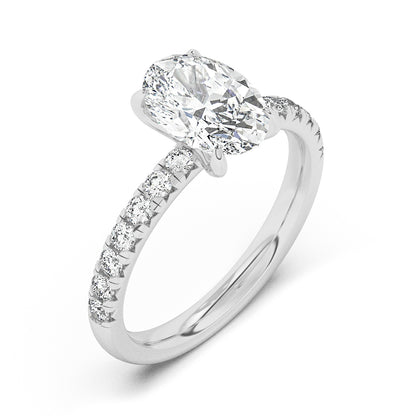 Claw Prongs Engagement Ring 0.4 ctw