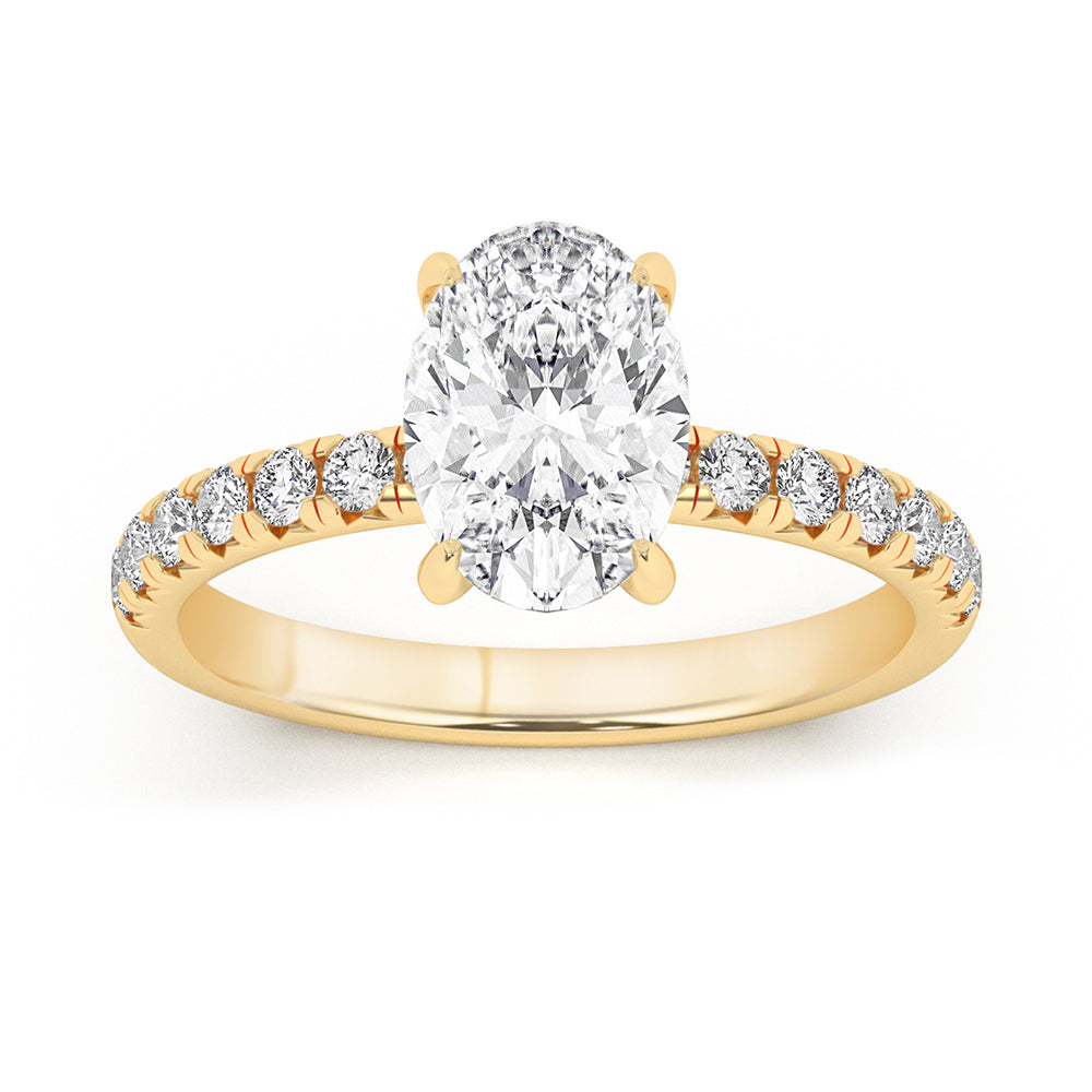 Claw Prongs Engagement Ring 0.4 ctw