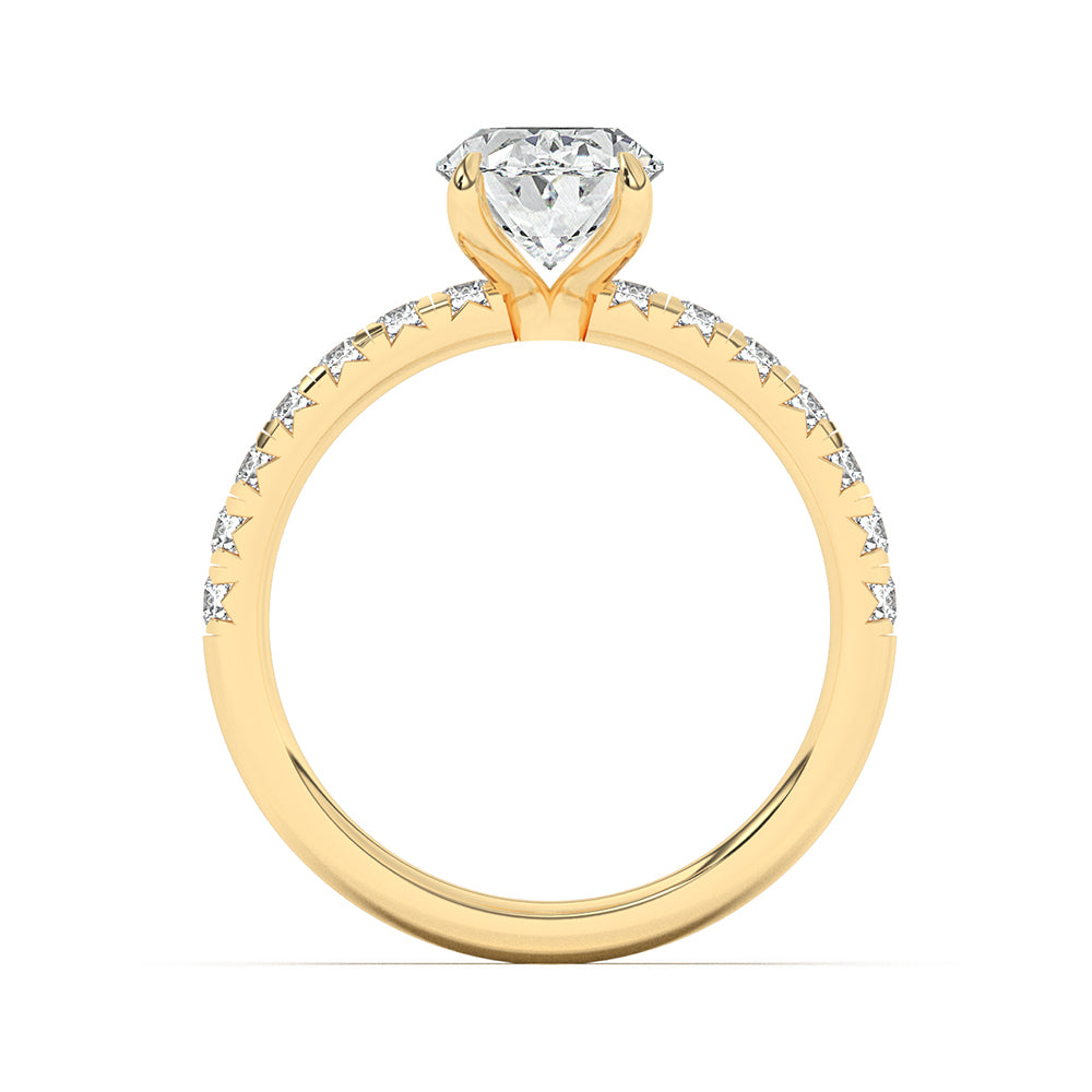 Claw Prongs Engagement Ring 0.4 ctw