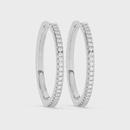 Round Hoops 0.40 ctw