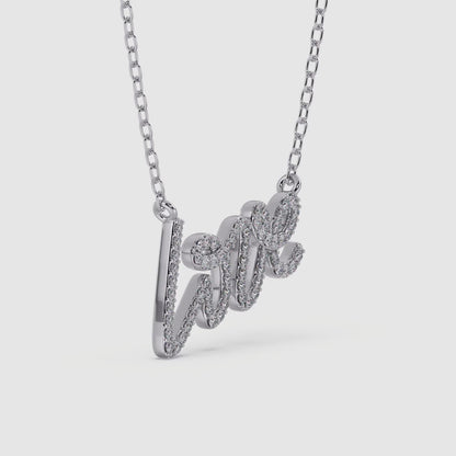 Love Pendant with 18" Chain 0.20 ctw