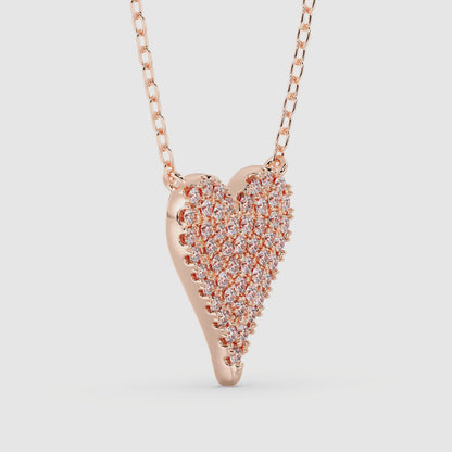 Heart Pendant with 18" Chain 0.40 ctw