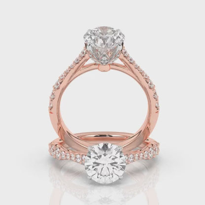 Collar Engagement Ring 0.50 ctw