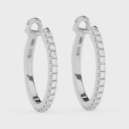 Round Hoops Click Lock 0.70 ctw