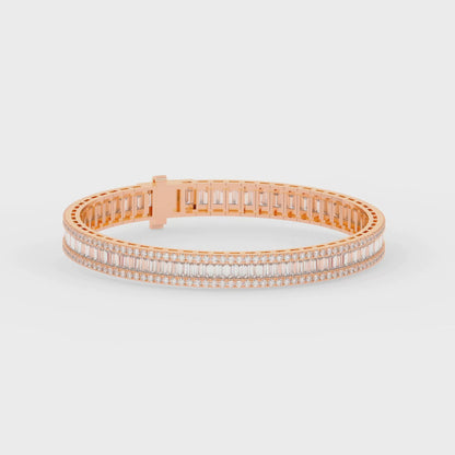 Baguette Bracelet 5.8 ctw