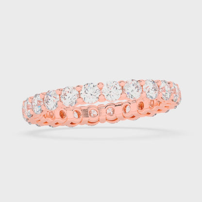 Round Eternity Gallery Ring 0.10