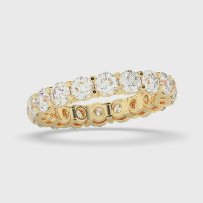 Round Eternity Gallery Ring 0.25