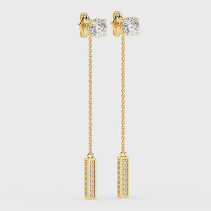 Dangle Earring Jackets 0.36 ctw