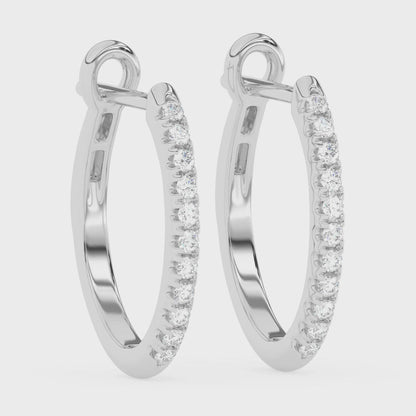 Round Hoops Click Lock 0.25 ctw