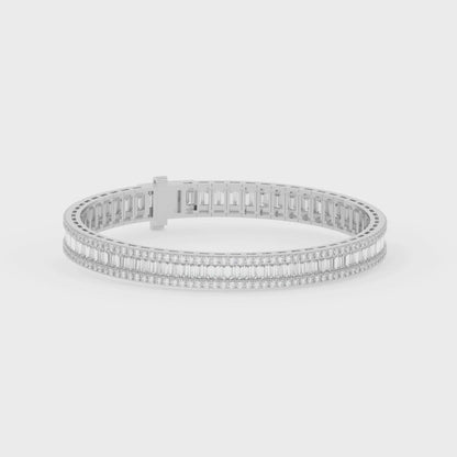 Baguette Bracelet 5.8 ctw