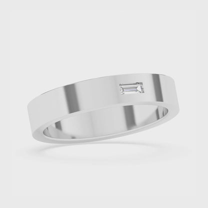 Men's Baguette Band 0.11 ct