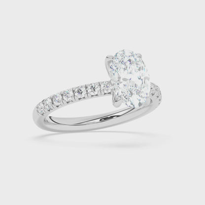 Claw Prongs Engagement Ring 0.4 ctw