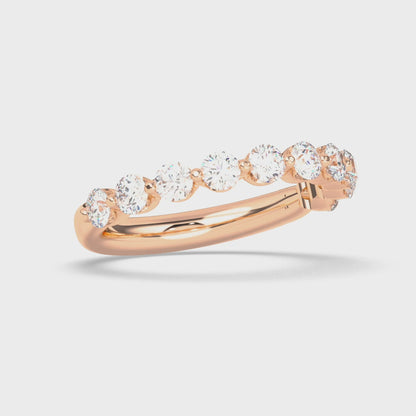 Floating Wedding Band 1.0 ctw