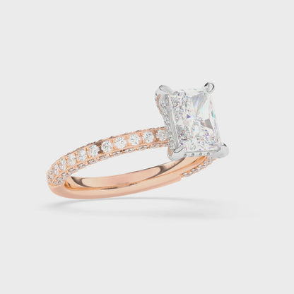 Diamonds on Prong Engagement Ring 1.0 ctw